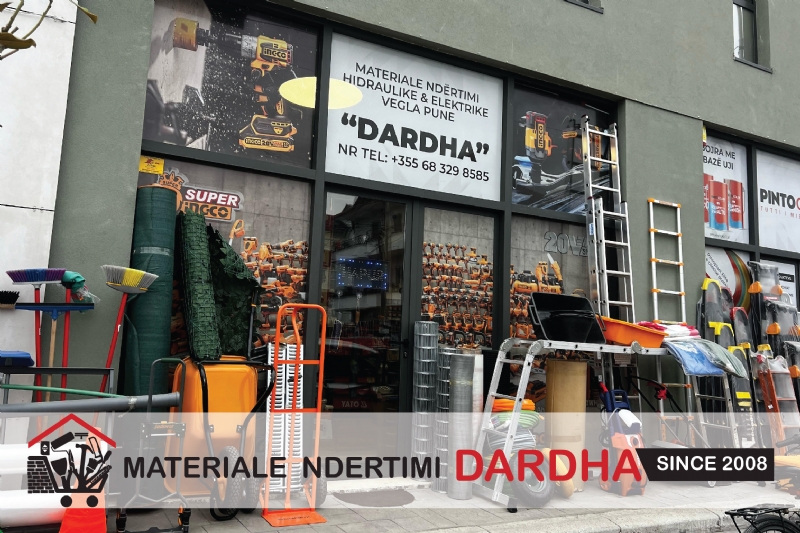 Dyqan materialesh per ndertim me pakice, Bli çimento, Kol ndertimi, Stuko per mure, Perzieres kolli, Kendore muri, Kepuce pune per ndertim, materiale ndertimi me oferte te rruga Siri Kodra